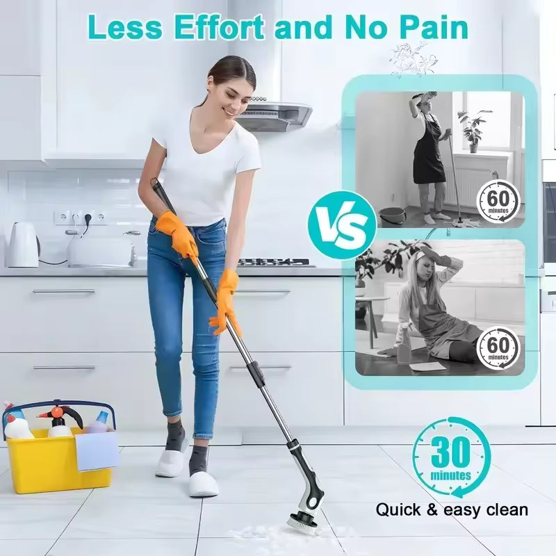 9-In-1 Multi-Function Electric Cleaning Brush Ⓢ