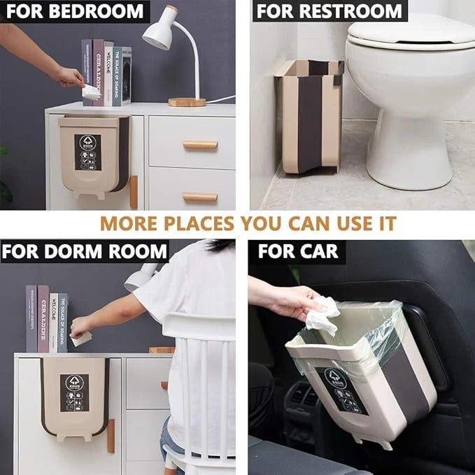 Foldable Hanging Trash Bin